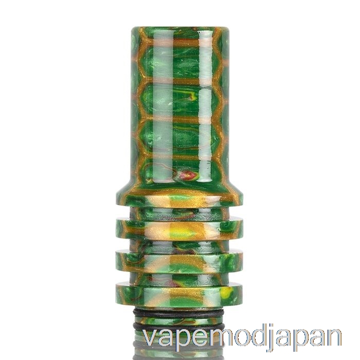 VAPE JAPAN 510 煙突 スネークスキン ドリップチップ グリーン